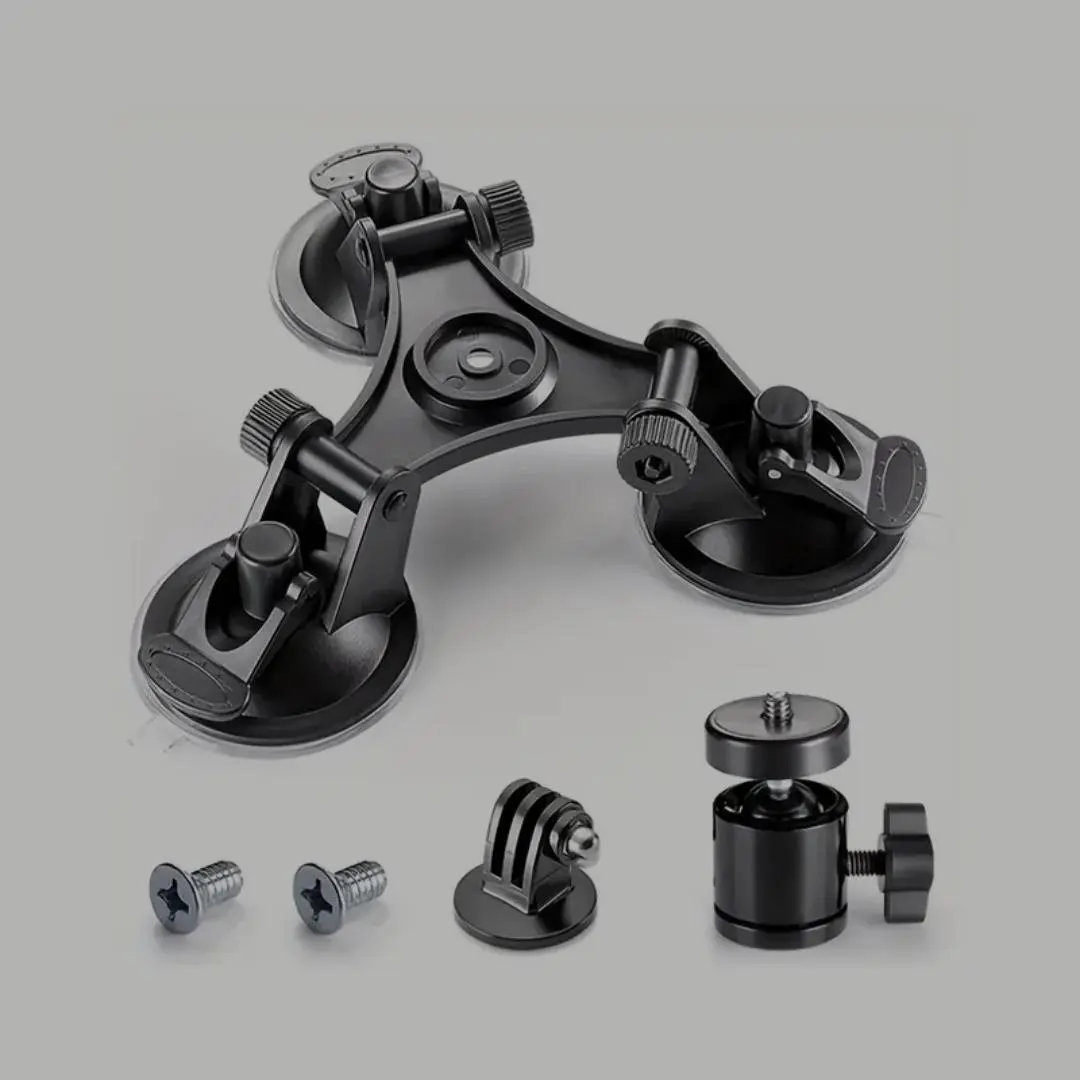 360° SUCTION MOUNT, FOR INSTA 360, DJI & GO PRO