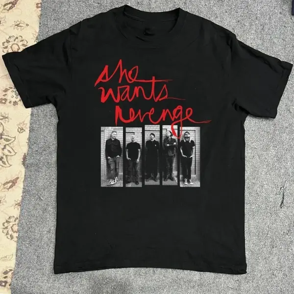 SHE WANTS REVENGE Band Concert Tour Gift For Fan T Shirt Full Size S-5XL, Vintage Band Tee, Music Band T-shirt, Gifts For Him, Gifts For Her, Unisex Shirt