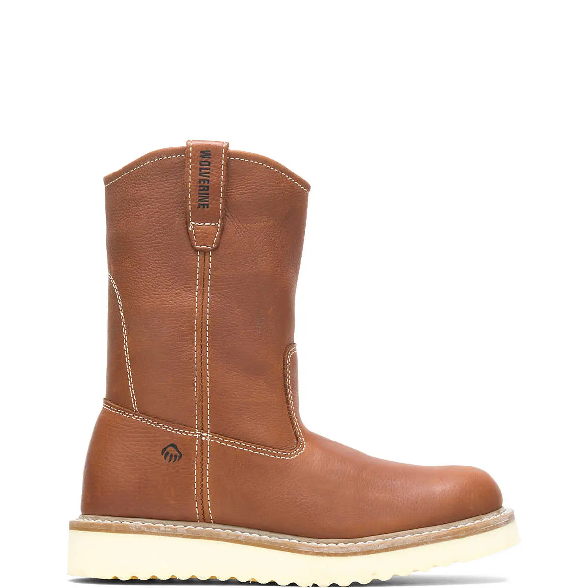 10" Wellington Work Boot (W08285) Boy Footwear Shoe Leather Rubber Comfort Insole Walking Shoes Closed Pedal Bathroom