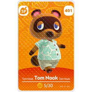 Tom Nook #401 - Villager NFC Card for Animal Crossing New Horizons Amiibo