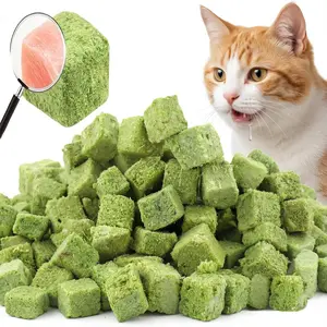 60g/2.12oz Cat Toy Cats Grass Treats, Fish Oil Kitten Grass Catnip Stick for Hairball Removal Teeth Cleaning Cats Edible Freeze Dried Kitty Lickable Chew Dental Snack for Indoor Kitty Food