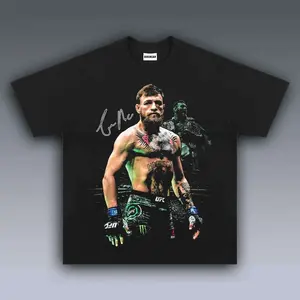 VINTAGE TEE | CONOR MCGREGOR, Prints Vintage T-Shirt, Boxing Shirt, Boxer Shirt, UFC Shirt, Graphic Tee, Unisex Cotton T-Shirt, Trendy Gift T-Shirt Top Menswear Underwear Streetwear