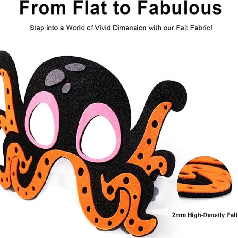 Fish-Octopus-Costume for Kids Toddler Dress-up Clothes Sea Animal Mask Toys Birthday Halloween Gifts 3+ Boys Girls