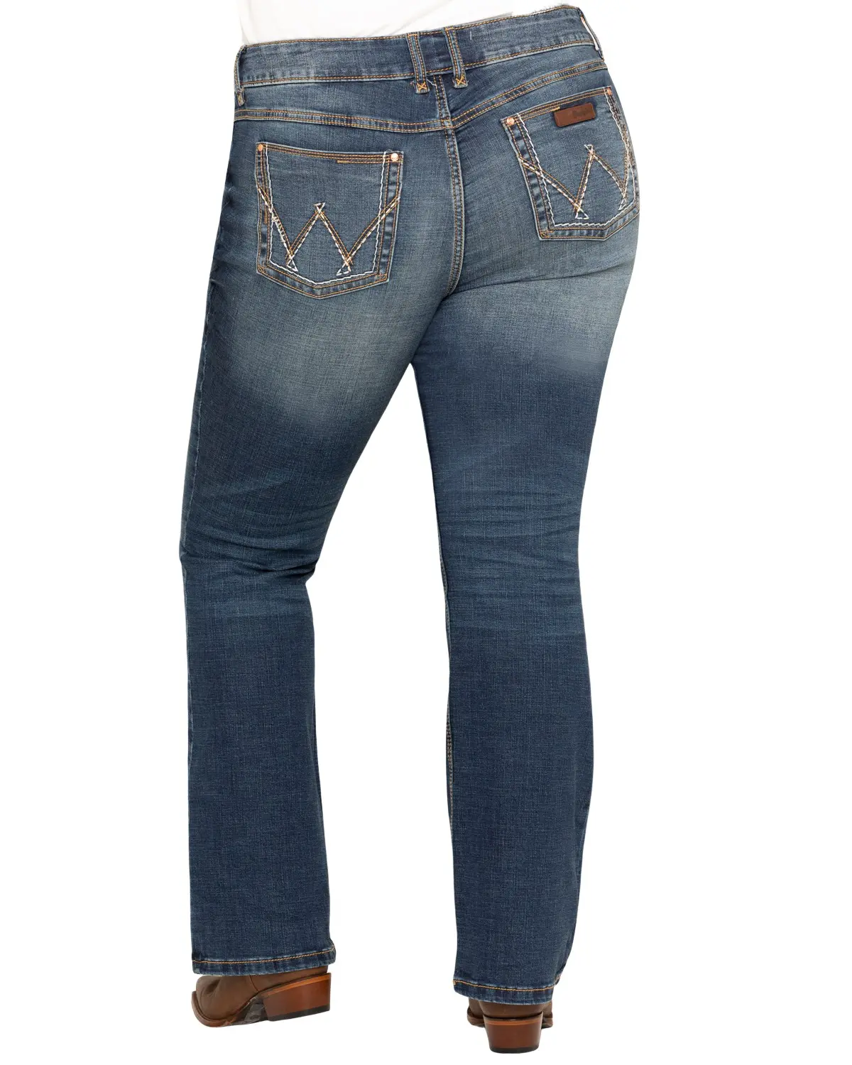 Wrangler Women's Retro Women'S Dark Mae Bootcut Jeans Plus - 1009Pwzms-Plus