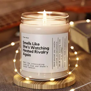 Smells Like She's Watching Heated Rivalry Again Candle, TV Inspired, Heated Rivalry Fan, Ilya And Shane Fans, The Long Game Candle