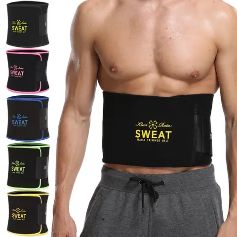 Men's Neoprene Waist Trainer Trimmer - Sleeveless Polyester Compression Body Shaper with Hooks, Tummy Control, Athletic Sports Waistband for Gym, Wedding, Birthday, S/M/L Sizes