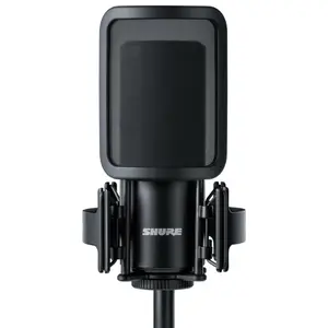 Shure SM4 Studio Recording Microphone Kit, XLR Home Studio Condenser Mic with Mix-Ready Audio - All-Metal Construction, Includes Detachable Magnetic Pop Filter & Shock Mount (SM4-K-KIT)