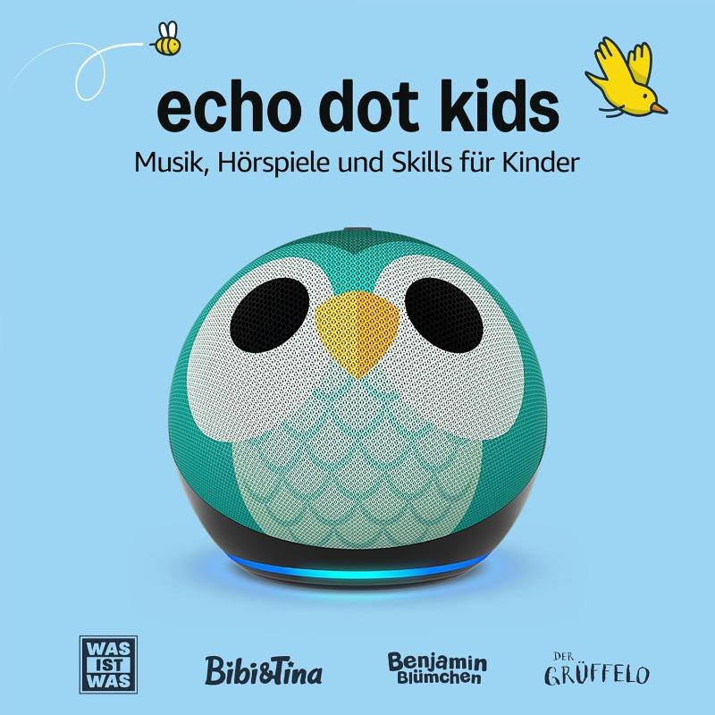 Kids (newest gen) | Wi-Fi and Bluetooth smart speaker with Alexa  | Dragon