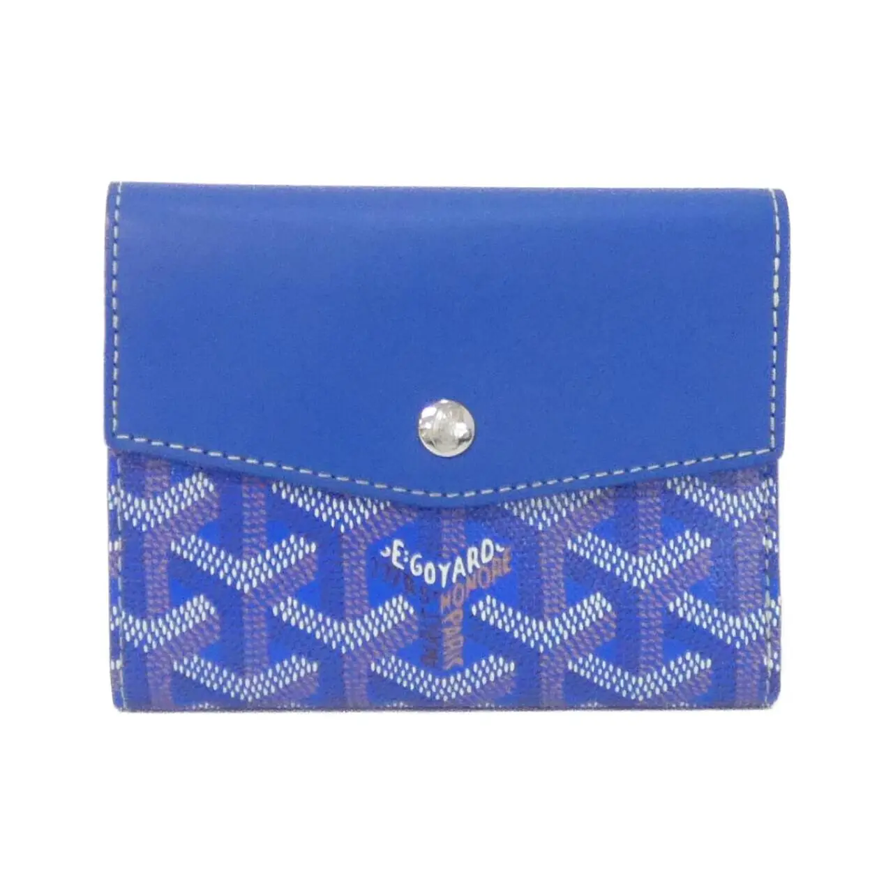 Pre-owned Goyard Canvas Small Leather Goods Saint Gabriel Coated Wallet
