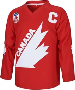 Men's #99 Gretzky Labatt Team Coupe Canada Cup Ice Hockey Jersey Stitched
