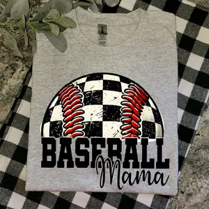 Baseball mama popular momlife tee