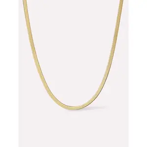 Herringbone Chain Necklace - Ina