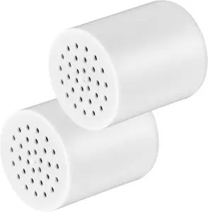 20 Stage Shower Filter Replacement Cartridge - Shower Head Filter Cartridge for Hard Water, Chlorine, Heavy Metals, High Output Shower Water Softener (2)