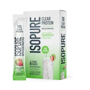 ISOPURE PROTEIN WATER STICKPACKS STRAWBERRY KIWI, 6 COUNT