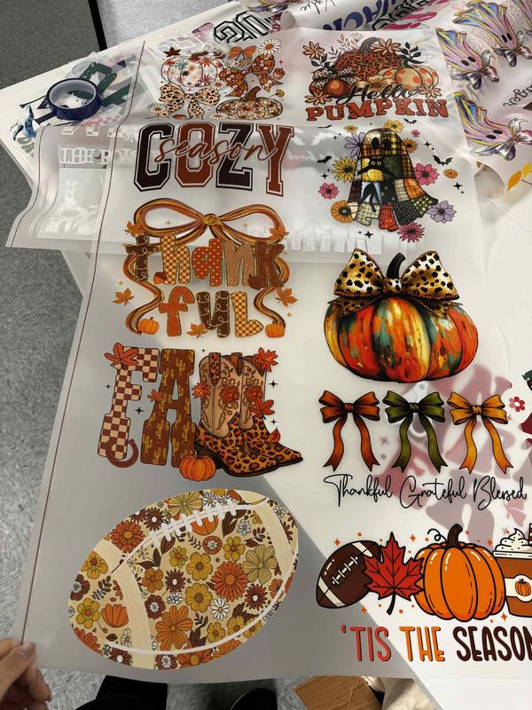 10 DTF Transfers Grab Bag - 10 Full-Color Designs for Hot/Cold Peel- Vibrant Colors for Creative Projects