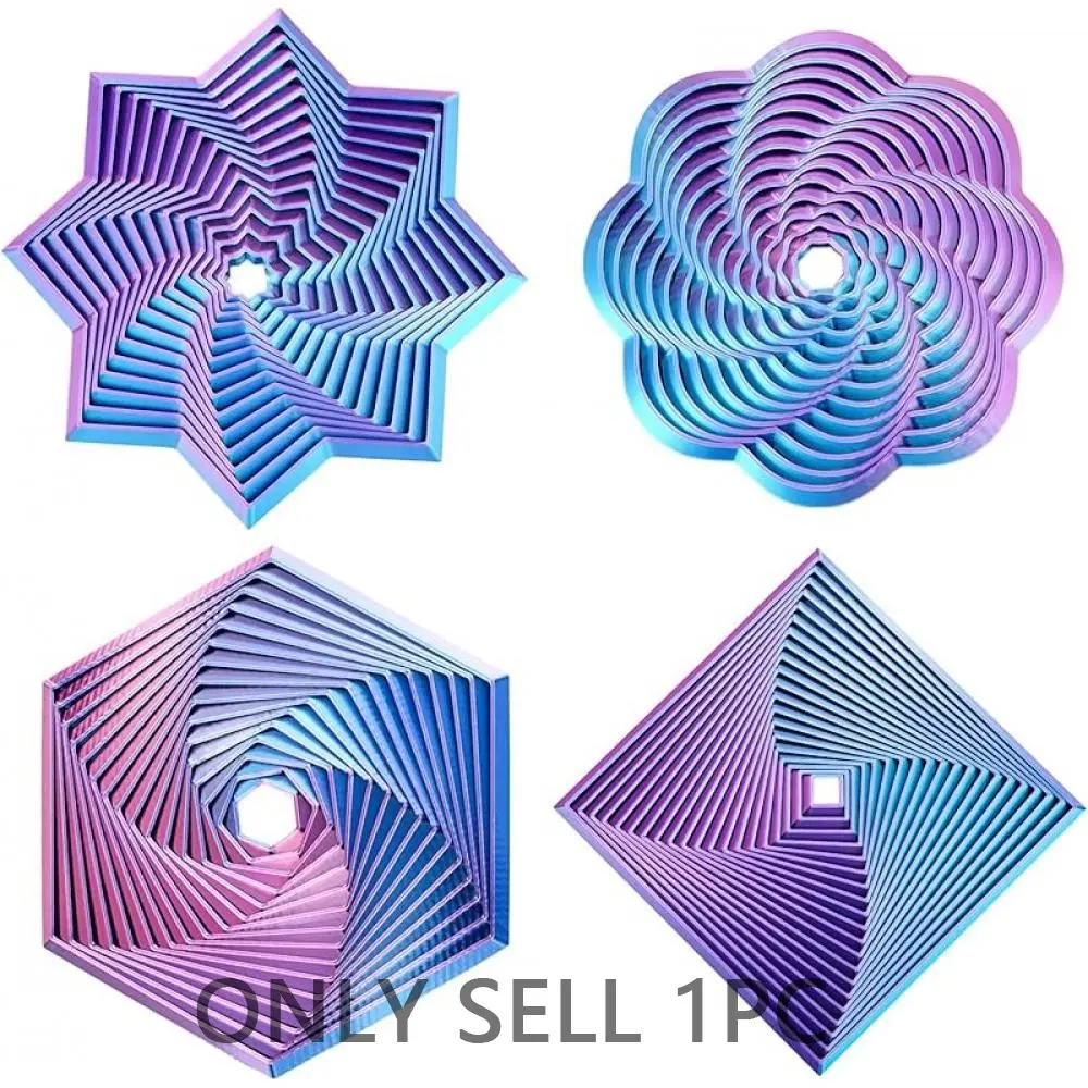 Deformable Hexagon/octagon Stress Relief Fidget Toy, Stress Relief Fidgeting, 3D Printed Sensory Toy, Rotating Spiral Design, Colorful Relaxation Toy, Perfect Gift