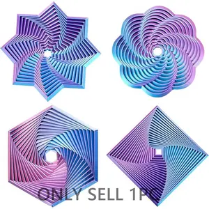 Deformable Hexagon/octagon Stress Relief Fidget Toy, Stress Relief Fidgeting, 3D Printed Sensory Toy, Rotating Spiral Design, Colorful Relaxation Toy, Perfect Gift
