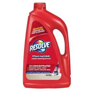 Resolve Steam Carpet Cleaner Solution Shampoo 60 fl oz 2X Concentrate Safe for Bissell Hoover & Rug Doctor Carpet Cleaner Carpet Cleaner Solution