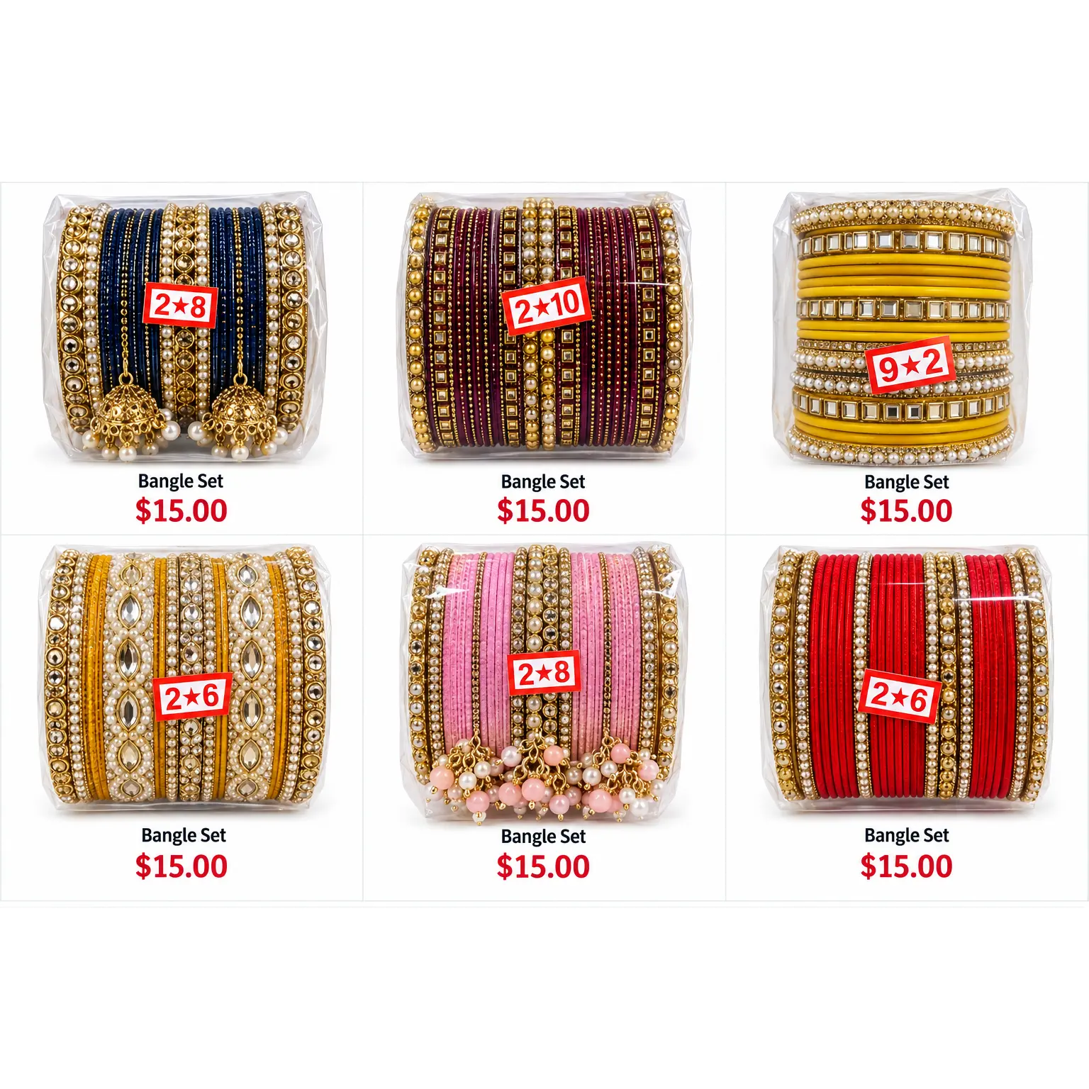 Glass Bangles Collection – Assorted Colors Glass Bangles Collection – Assorted Colors