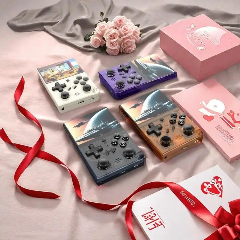 Portable Retro Game Console, 1 Count Rechargeable Game Console with High-definition Screen, Professional Game Console with Built-in Games for Home & T