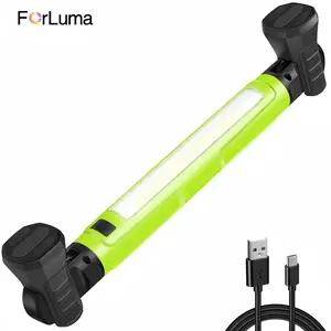 ForLuma Upgraded 3000LM Work Light, 5200mAh Rechargeable Underhood Light with Magnetic Base, Enhanced Hooks & Silicone-Protected Magnets, Premium Material, Waterproof &  Fireproof, Portable for Car Repair/Garage/Job Site., Perfect Gift for Dad/Hubby/Son