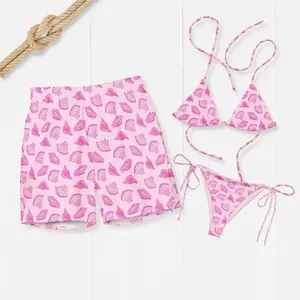 Matching Sea Shell Couples Swimsuit Set – His & Hers Honeymoon Beachwear – Perfect Summer Beach Outfit for Couples – Vacation Ready & Romantic Gift Idea