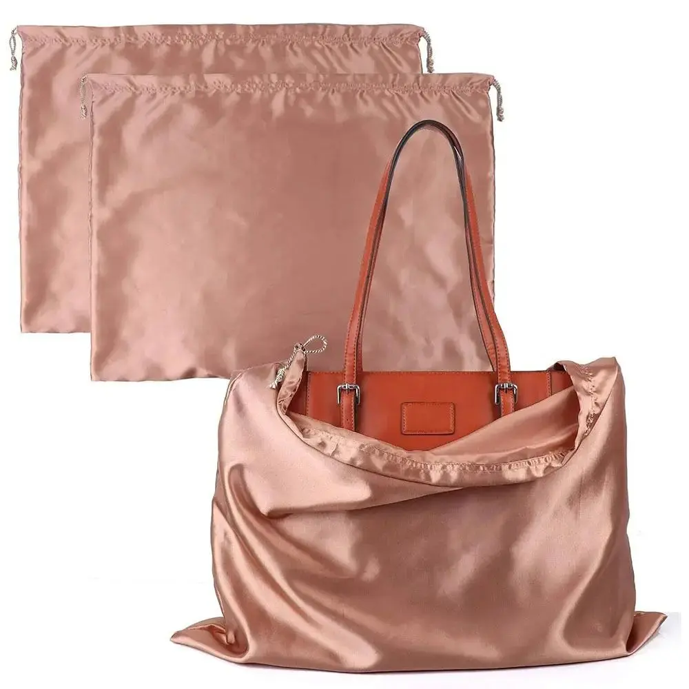 Silk Plain Protective Zipperless Dust Bags for Handbags, Luggage & Bag Accessories Cover