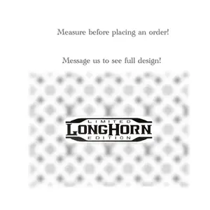 Sunroof Decal (LONGHORN LIMITED & LV Pattern) for Trucks, Cars, and More! MEASURE BEFORE ORDERING!