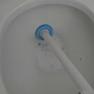 SOPAMI Toilet Scrubber Kit with Self-Cleaning Disposable Pads – No Pre-Rinse, No Mess, No Odor , Simplifies Bathroom Hygiene