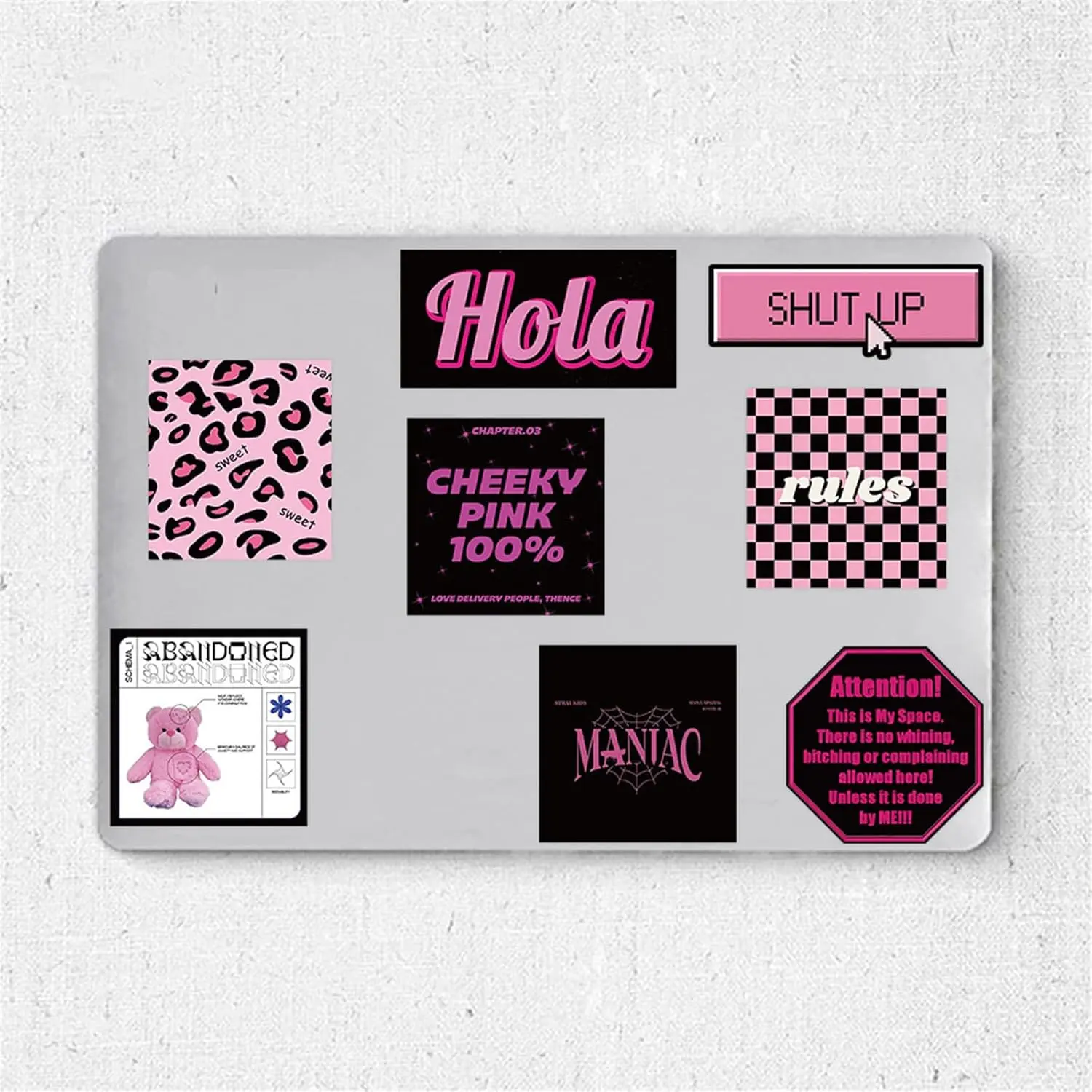 Vintage Graphic Design Phone Stickers - Creative Cute Adhesive-Backed DIY Scrapbooking & Stamping Accessories for Phone Cases, Notebooks, Water Cups
