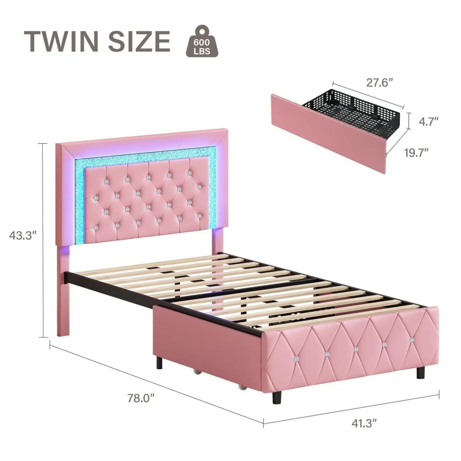 Twin Size Pink