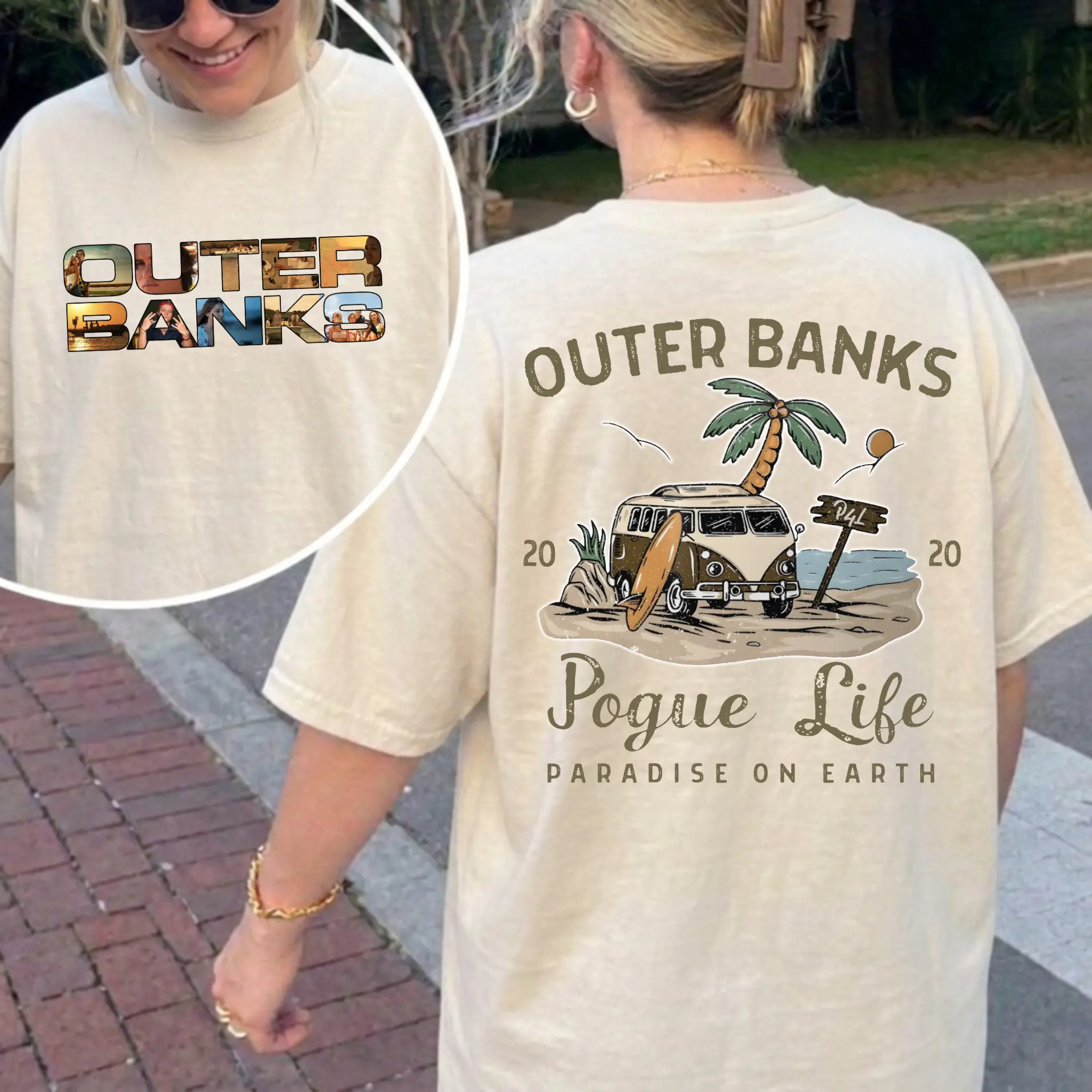 Outer Banks Pogue Life Vintage Graphic T-Shirt | Retro Beach Vacation Unisex Oversized Summer Tee, Movie Fan tee, Trending Shirt for women and men