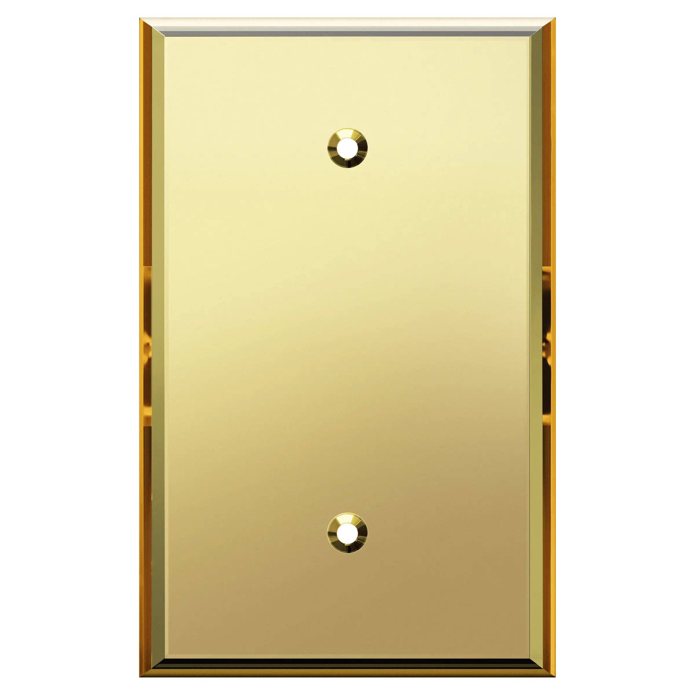 LIDER Blank Oversized Acrylic Mirrored Wall Plate, Reflective Cover Plate, Plexiglass Wall Plate, 1-Gang