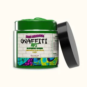 Supreme Green - Graffiti Art Temporary Hair Color Paint (6 oz.)