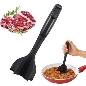 Durable Nylon Meat and Potato Masher, Ergonomic Handle, Perfect for Grinding Meat, Potatoes, Hot Foods, Kitchen Tool