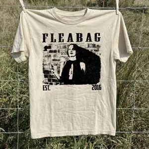 Fleabag TV Show Shirt 2026 | Vintage 90s Bootleg Tee | Aesthetic Hot Priest Graphic Shirt | Trendy Dark Comedy Streetwear | Oversized Washed Phoebe Waller-Bridge Top