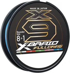 Daiwa X-Braid X9 Fulldrag Multicolor Braid Bulk Spool - 660 Yards