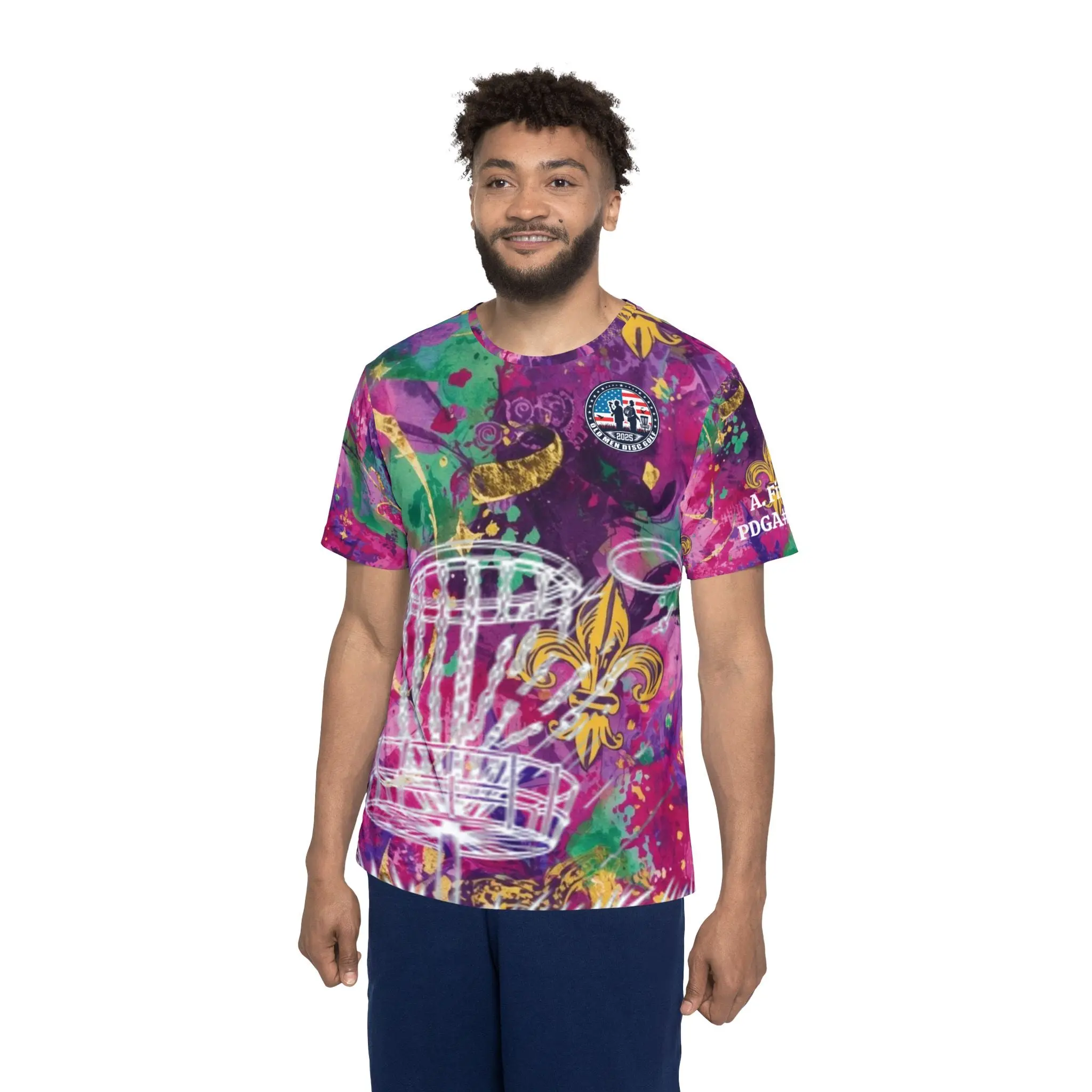 Mardi Gras Men's Sports Jersey (AOP)
