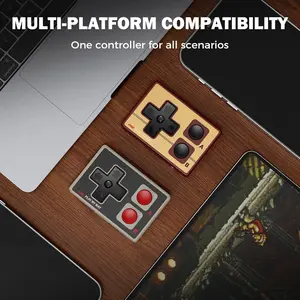 2026 New Mini Controller for iPhone iPad Android, Portable Wireless Controller, Supports Tiktok Swipe, E-Book Page Turn, Music Control, Ppt Clicker, Selfie Shutter