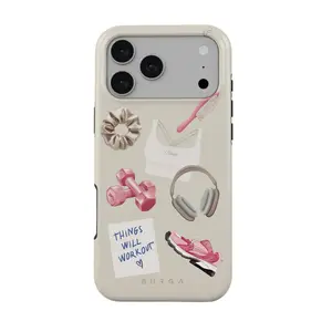 Burgatucase 5AM Club iPhone 17 Pro Max, 16, 15, 14, 13, 12, 11 Case, Minimalist Black Luxury Phone Cover, MagSafe Compatible Shockproof Protective Smartphone Case