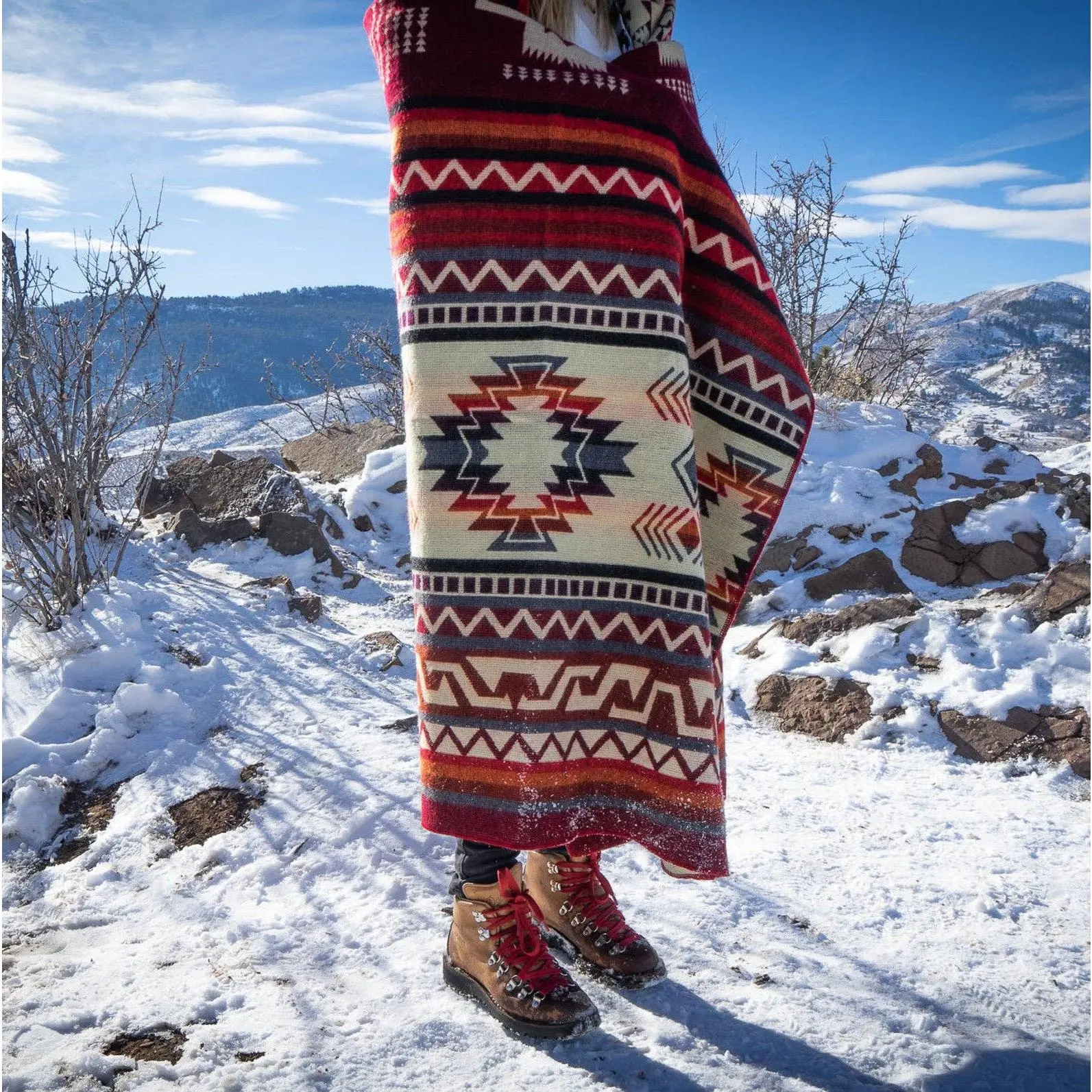 Wid Fire Andean Alpaca Wool Blanket