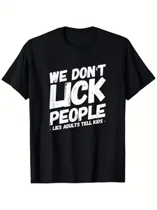 Best Choice Local Humorous We Don'T Lick People Saying Happy Mother'S Day T-Shirt for Mom, Ultimate Mom Graphic Tee Gift, Plus Size