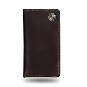 Shotgun Shell Hunting Wallet - Full-Grain Leather Long Wallets for Men - RFID Blocking Wallet – Western Wallets for Men w/ 8 Card Slots & Money or Checkbook Sleeve - Great Hunting Gifts for Men