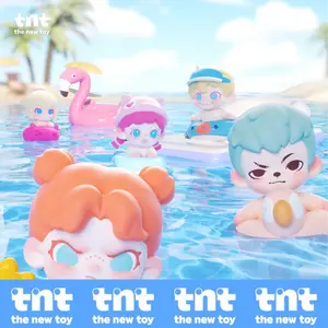 【tntspace】Pool Party Mini Series | Blind Box FIGURES  5 pcs in 1 box Random / Surprise Gift for Toy Lovers & Collectors