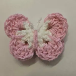 Tracy's Butterflies - crochet cancer awareness butterflies