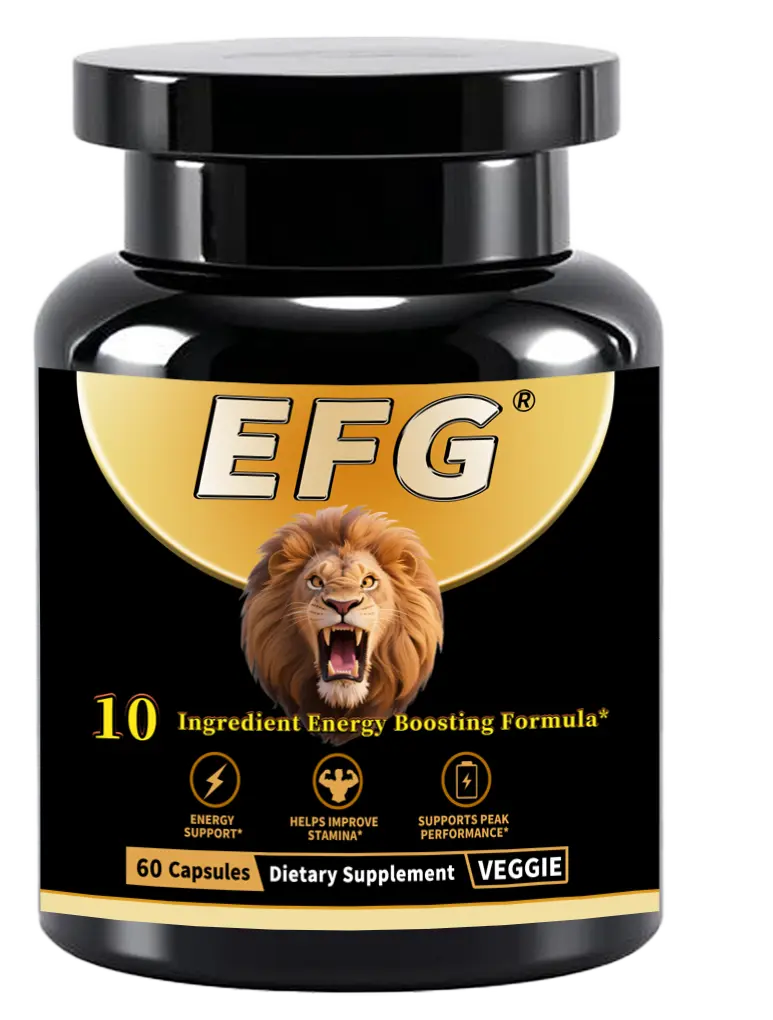 EFG Men’s Power Boost 10-in-1 Energy & Blood Flow Support Maca Shilajit Tongkat Ali Beet Root Ashwagandha Natural Stamina Vitality Supplement for Men 60 Capsules