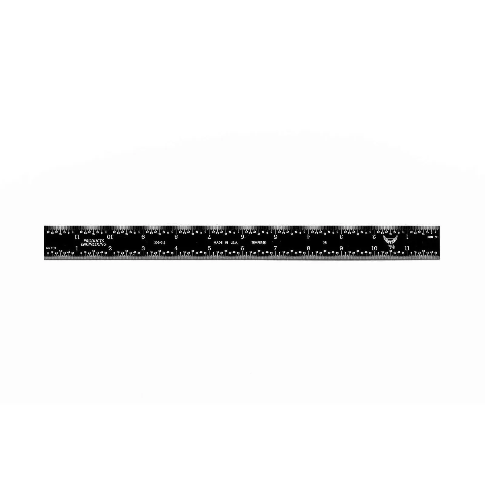 Black Chrome Rigid Rulers