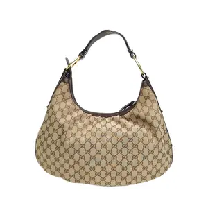 Pre-owned GUCCI 【Alea】Monogram Canvas Gold Hardware Handbag Monogram