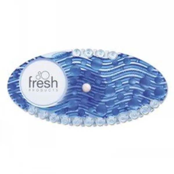 Fresh Products Curve Air Freshener for Small Spaces with Holders and Date Tab Reminders Versitile Placement Freshens for 30 Days No Batteries Required Cotton Blossom 10 pk
