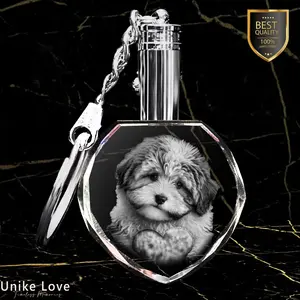 Personalized Crystal Keyring | Heart Shaped | Keychain